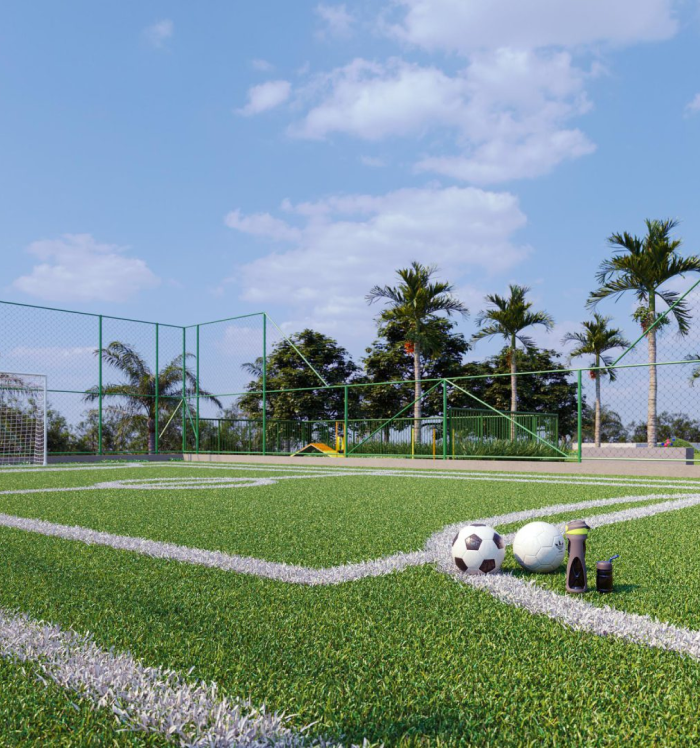 Perspectiva artística da quadra do Benvindo. 