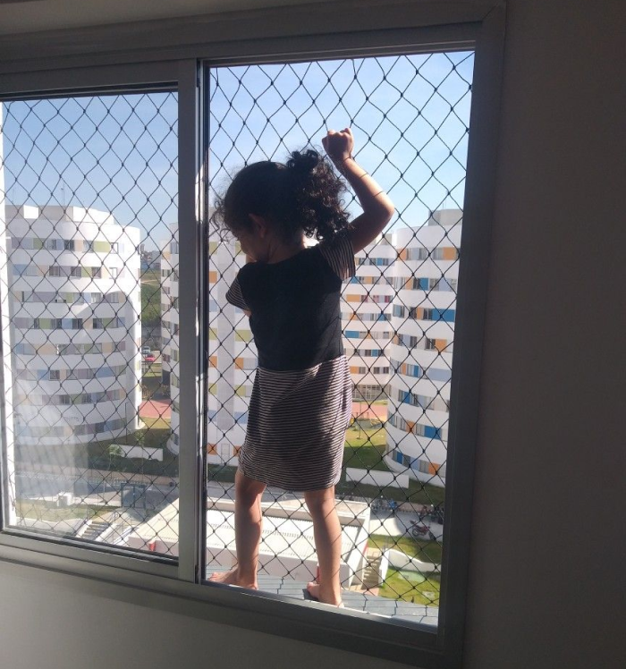 Telas de proteção deixam o apartamento mais seguro 