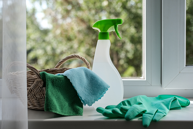 Produtos que são ideais para higienizar as janelas